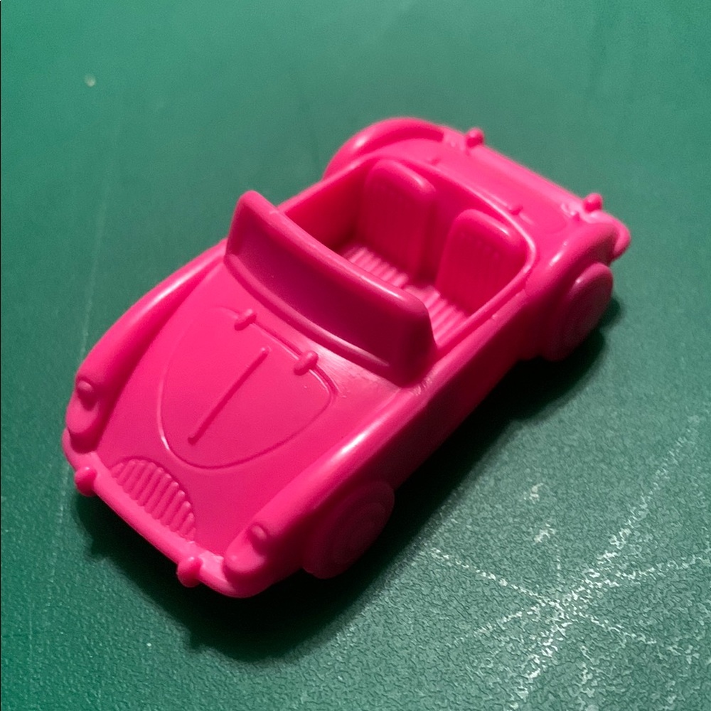 Vintage Pink Toy Car -Polly Pocket Size